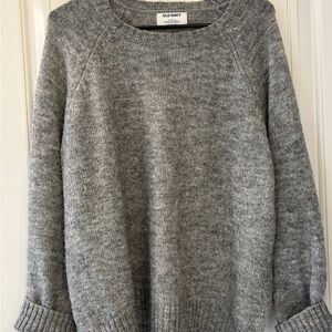 Old Navy Women's Heather Gray Crew Neck Sweater LARGE